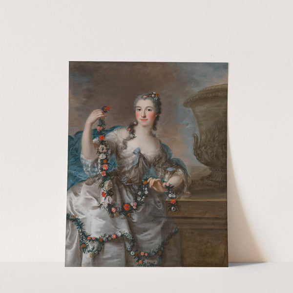 Portrait Of A Woman As Flora by Marianne Loir