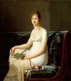 Portrait of a Woman Holding a Pencil and a Drawing Book