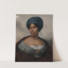 Portrait of a Woman in a Blue Turban (About 1827) by Eugène Delacroix