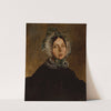 Portrait of a woman in a lacy cap by Feliks Pęczarski
