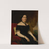 Portrait of a Woman in a Velvet Armchair by Miklós Barabás
