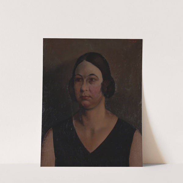 Portrait Of A Woman (Mrs. Lönngren) by Ilmari Aalto