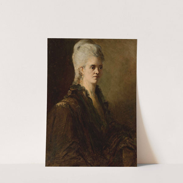 Portrait of a woman – Mrs. Zarewicz by Franciszek Żmurko