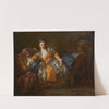 Portrait of a woman on a divan by Jean-Baptiste Le Prince