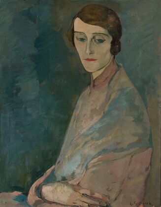 Portrait of a woman (Portrait of Ms Edwardowa Woroniecka] (1928)