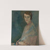 Portrait of a woman (Portrait of Ms Edwardowa Woroniecka] (1928) by Leopold Gottlieb