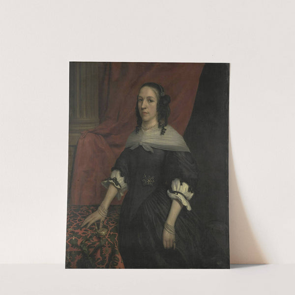 Portrait of a Woman, possibly Anna van Bourgondië, Founder of Slot Windenburg op Dryschor (Schouwen) and Wife of Adolf van Kleef by Jan Van Rossum