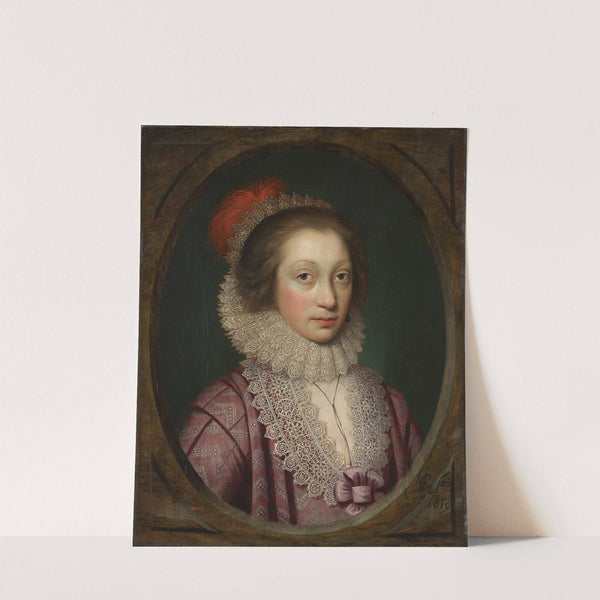 Portrait of a Woman, possibly Elizabeth Boothby (1619) by Cornelis Jonson van Ceulen