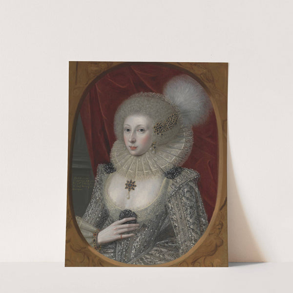 Portrait of a Woman, Possibly Frances Cotton, Lady Montagu, of Boughton Castle, Northamptonshire by Robert Peake the Elder