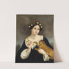 Portrait of a Woman with a Cat and Ivy by Juan Cordero