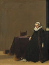 Portrait of a Woman with a Dog