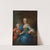 Portrait of a woman with a young boy in a park by Robert Tournières