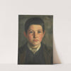 Portrait of a young boy by Sarah Cecilia Harrison