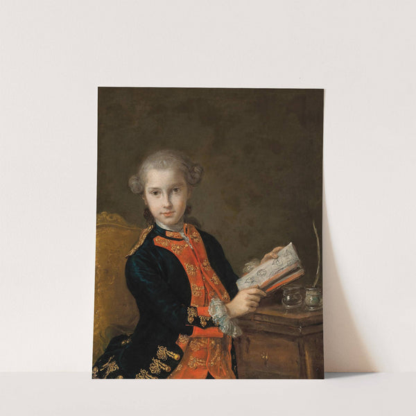 Portrait of a young boy, possibly Carlo Vanvitelli (1739–1821) by Giuseppe Bonito