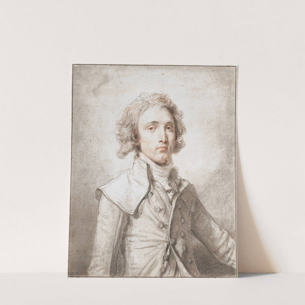 Portrait Of A Young Gentleman by Jean-Baptiste Greuze