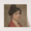 Portrait of a Young Girl by Hermann Hanaczek