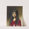 Portrait Of A Young Girl by Alexei Harlamoff