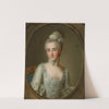 Portrait of a young girl by Louis-Michel Van Loo