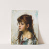 Portrait Of A Young Girl by Alexei Harlamoff