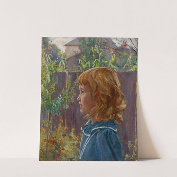 Portrait of a Young Girl by Otto Stark