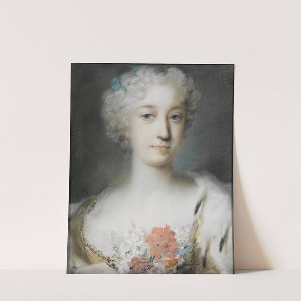 Portrait of a young girl by Rosalba Carriera