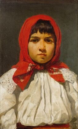 Portrait of a young girl