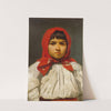 Portrait of a young girl by Uroš Predić