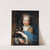 Portrait Of A Young Girl, Holding A Monkey by Alexis Simon Belle