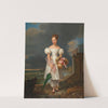 Portrait of a Young Girl on the Beach (1831) by Alexandre-Jean Dubois-Drahonet