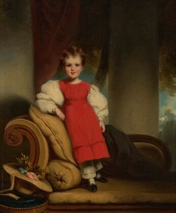 Portrait of a young girl, traditionally identified as ‘Miss Marchbanks of Bushey’