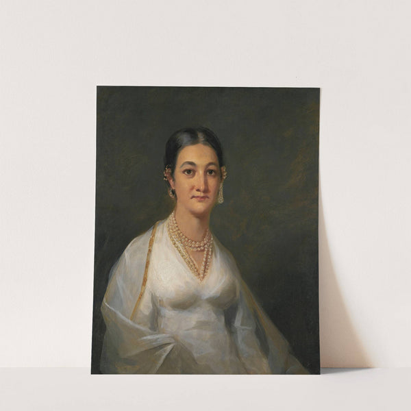 Portrait of a young indian woman by Sir Henry Raeburn