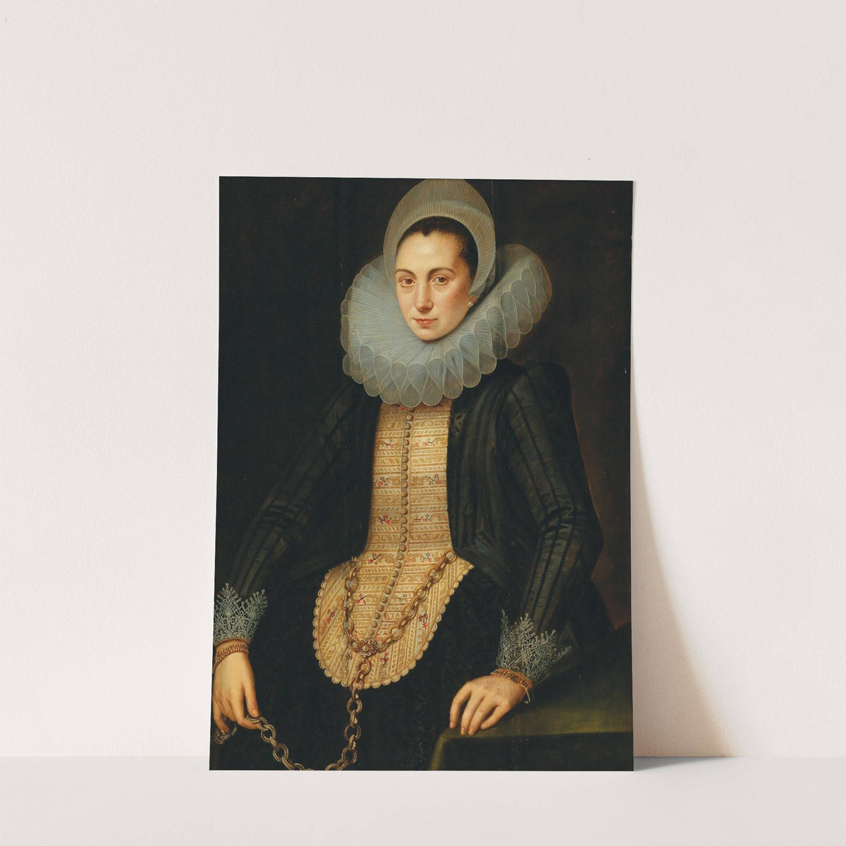 Portrait Of A Young Lady by Circle of Jan Anthonisz. van Ravesteyn