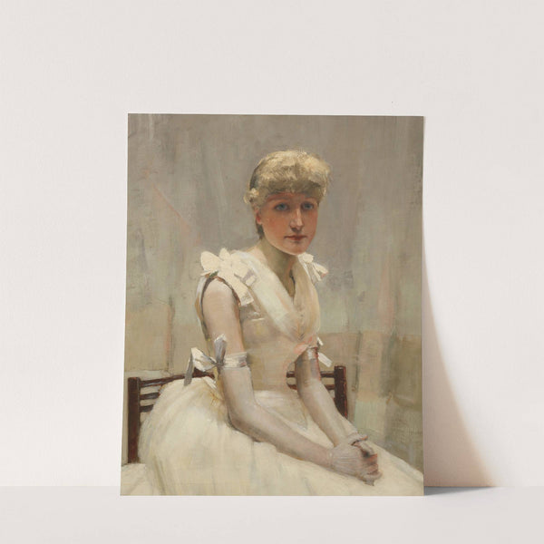 Portrait of a young lady by Sir John Lavery