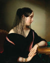 Portrait Of A Young Lady In Profile With An Enamelled Bangle, A Snake Bracelet And A Bracelet With Turquoises