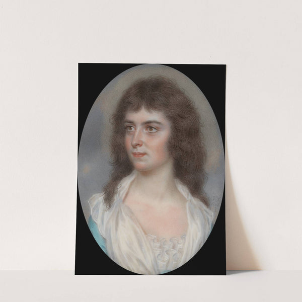 Portrait of a Young Lady, probably the artist’s daughter Anna Maria Woolf by John Smart