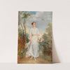 Portrait of a Young Lady with a Basket of Flowers by Adolf Pirsch