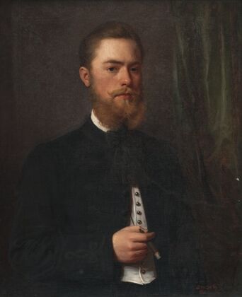 Portrait of a young man. Law student Gejza Bencúr