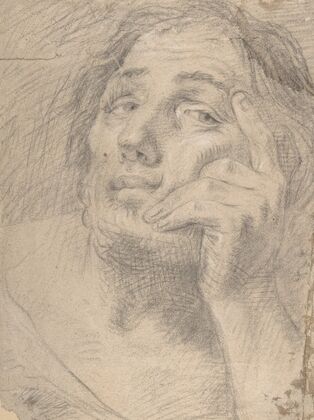 Portrait of a Young Man Leaning on his Hand