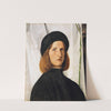 Portrait of a Young Man with a Lamp by Lorenzo Lotto