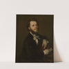 Portrait of a Young Man with Beard by Gyula Stetka