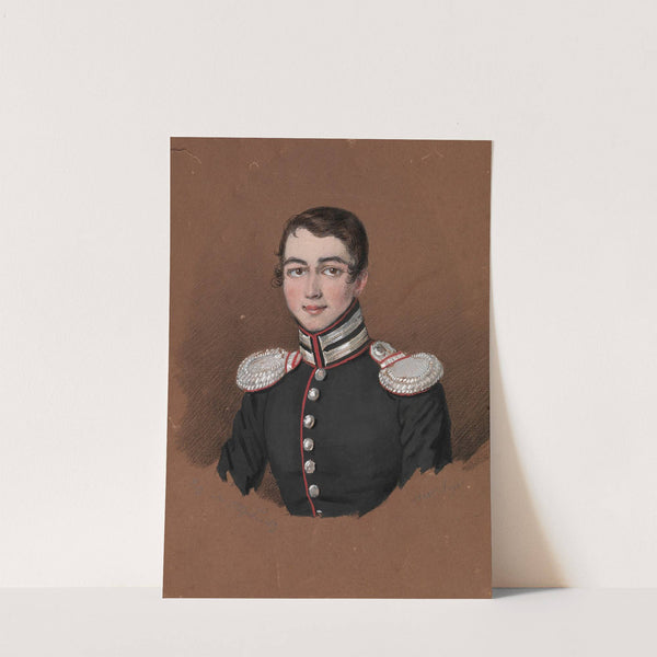Portrait of a Young Officer by Mikhail Terebenev