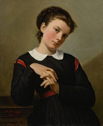 Portrait of a young woman
