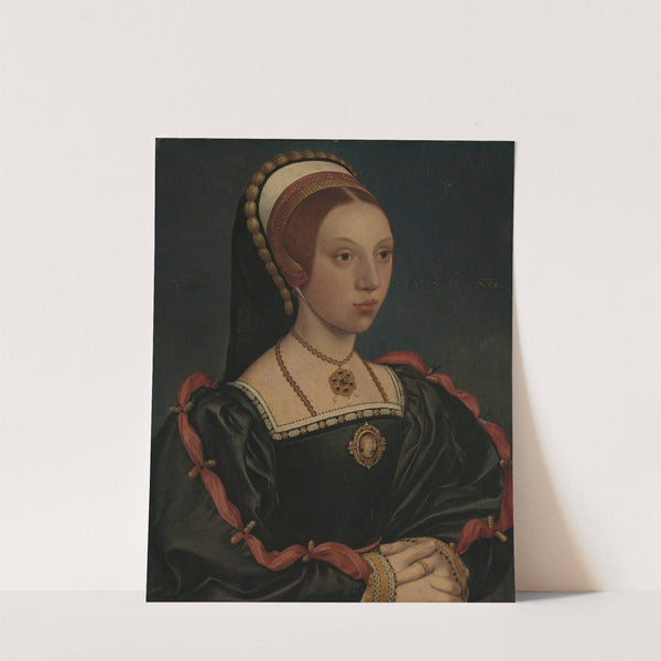 Portrait of a Young Woman (ca. 1540–45) by Workshop of Hans Holbein the Younger