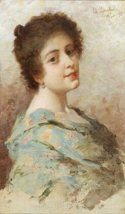 Portrait of a young woman