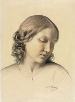 Portrait of a Young Woman c. 1854-1858