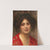 Portrait of a Young Woman in a Red Dress by Eduard Veith