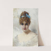 Portrait Of A Young Woman In White by Vittorio Matteo Corcos