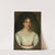 Portrait of a Young Woman in White (Mrs. Zgolay) by Jozef Czauczik