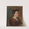 Portrait of a young woman, study (1899) by Kazimierz Alchimowicz