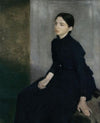 Portrait of a young woman. The artist’s sister Anna HammershÃ¸i
